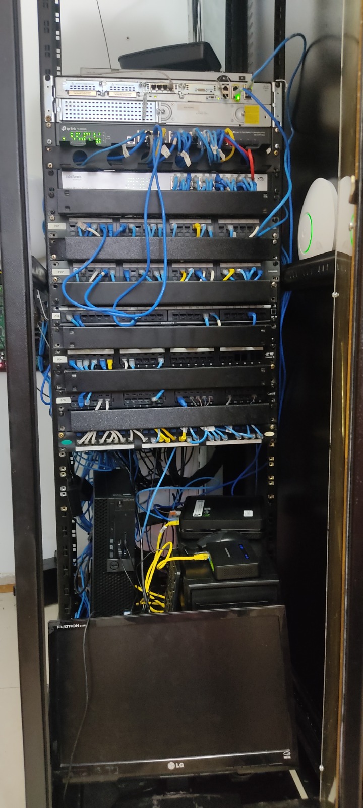 Instalação de equipamentos